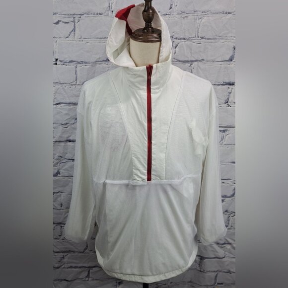 NWT Tim Hortons Run Club Windbreaker Jacket Hoodie Nylon Ripstop Men's Large - Picture 14 of 16